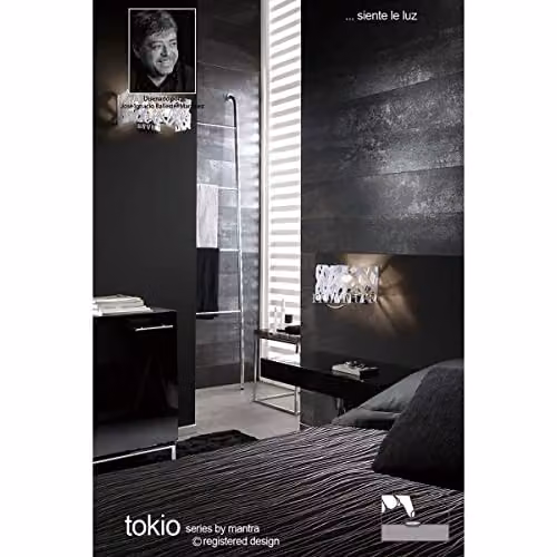 Netlighting Tokio Table Lamp G9 in Gloss White and Polished Chrome – 3