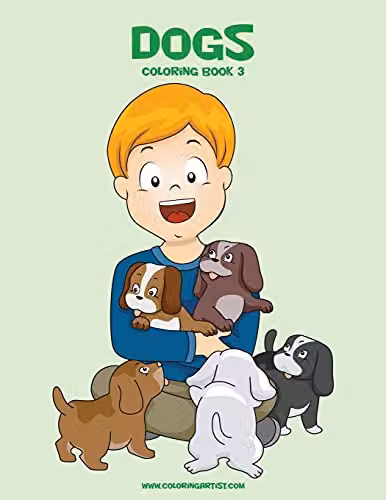 Dogs Colouring Book 3: Volume 3 by Createspace