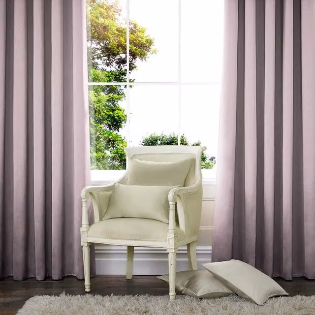 Terrys Made to Measure Blackout Fabric Curtain Panel in Purple