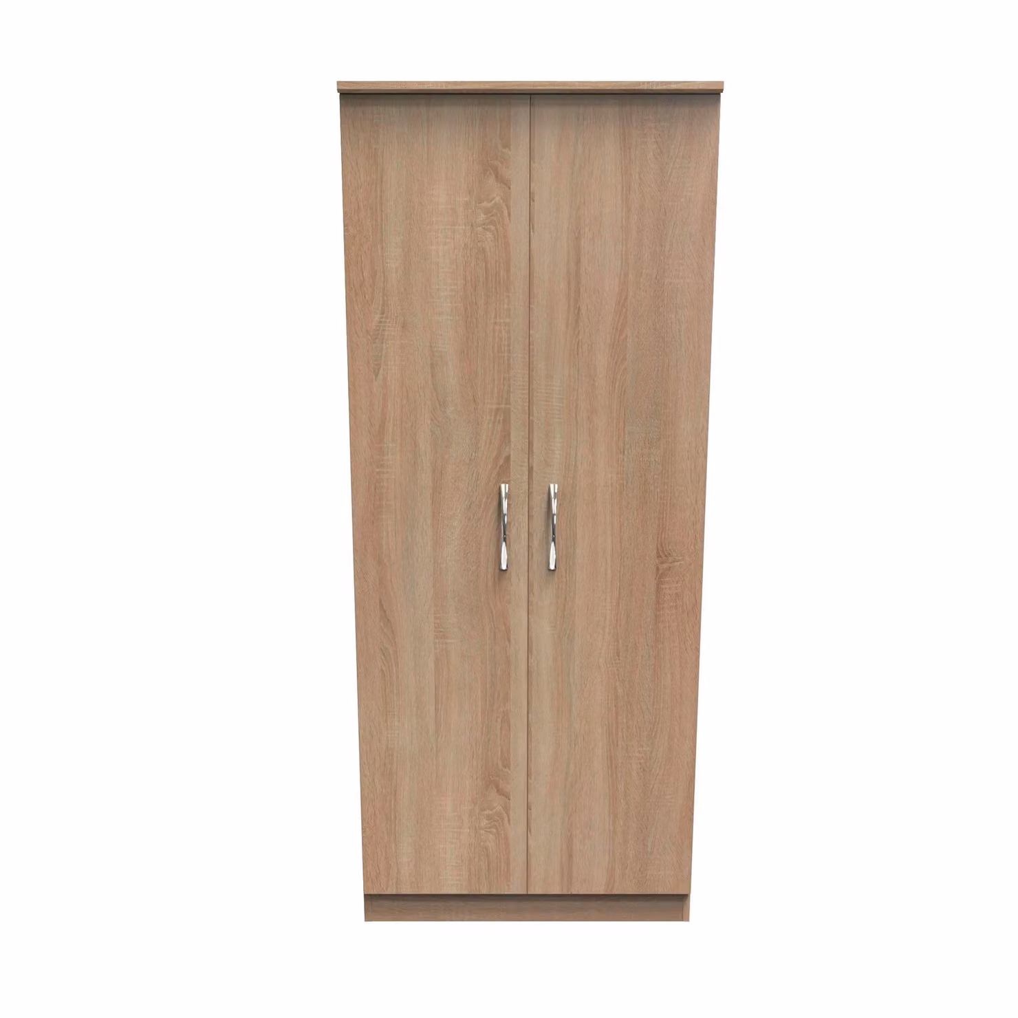 Avon Classic 2 Door Wardrobe in Oak Brown – 3