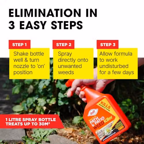 Doff Path and Patio Weedkiller Ready to Use Spray, 1 l – 4