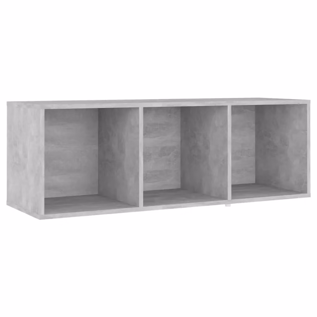 Berkfield Home TV Cabinet in Concrete Grey, W/D/H: 107 x 37 x 37 cm – 2