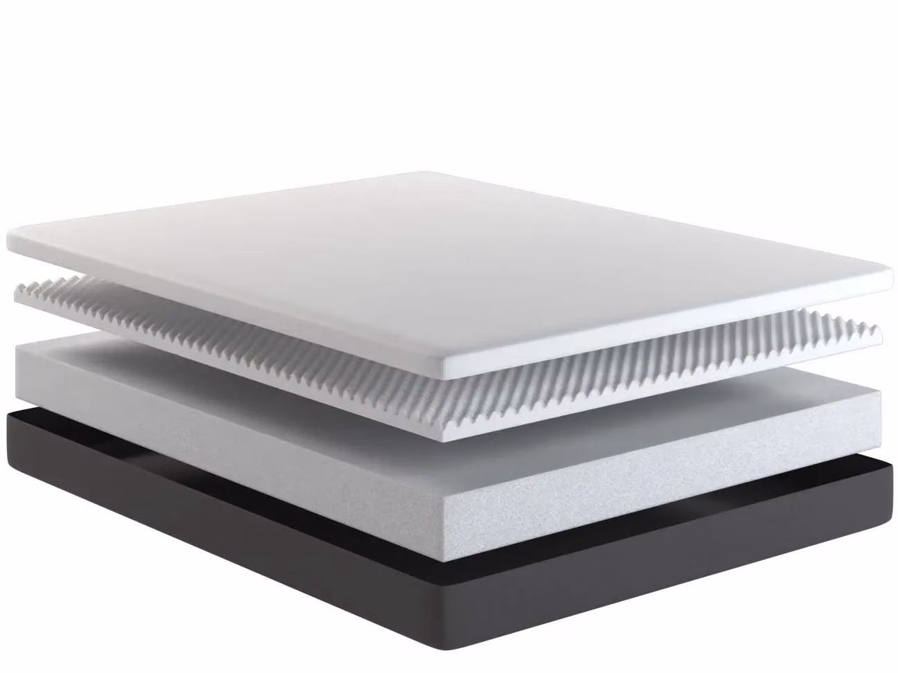 Essential Airflow Ortho Medium Firm Comfort Foam Mattress in White, Size: Small Double (W/D/H: 120 x 200 x 20 cm) – 3
