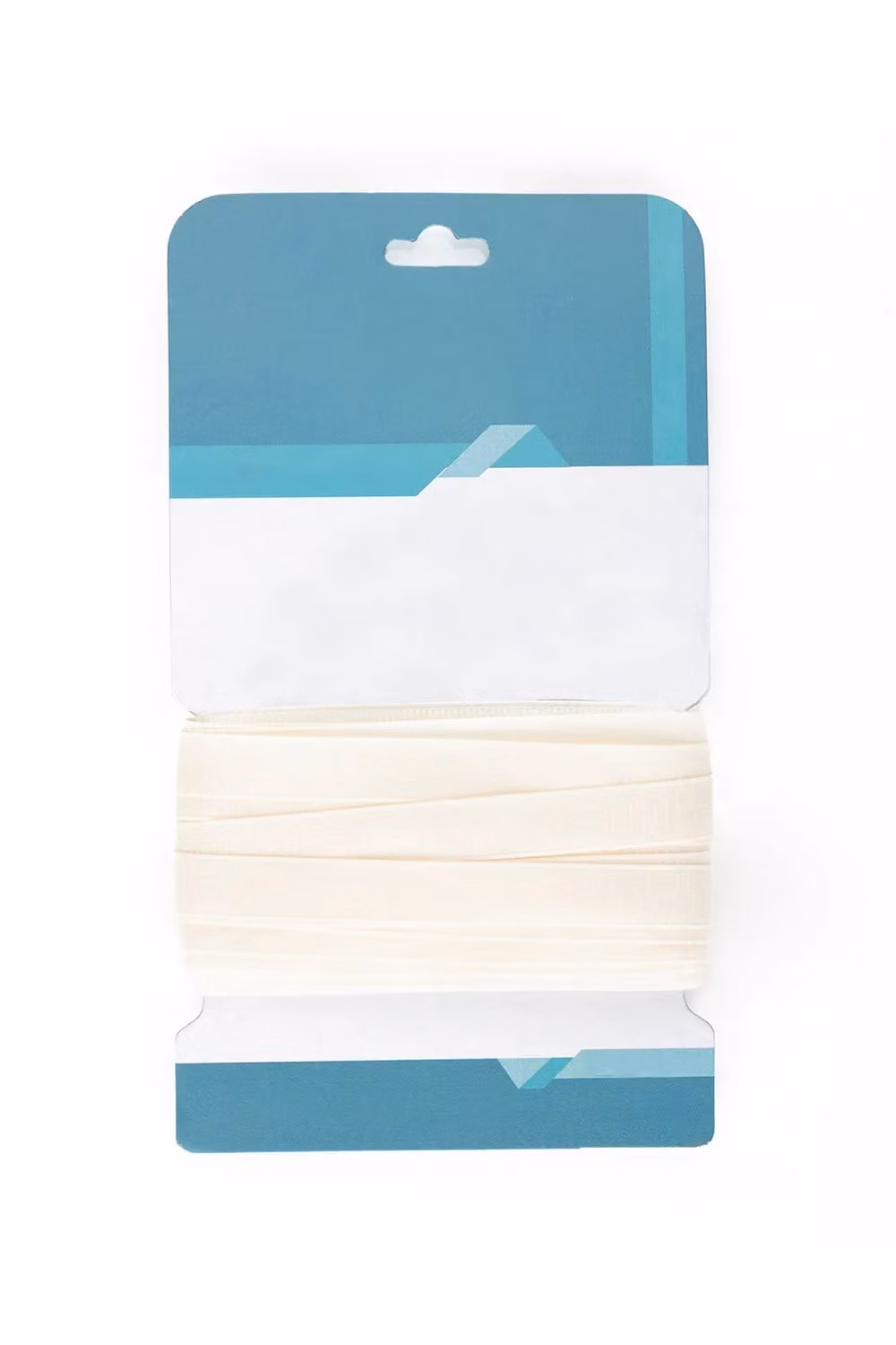 Neel Blue Grosgrain Ribbon, Solid Polyester Ribbon, Width: 10 mm, Length: 10 Metres in Beige