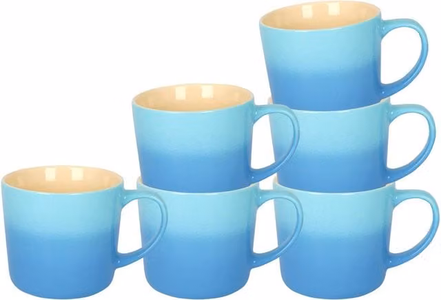 Argon Tableware Blue New Bone China Mug, 330ml