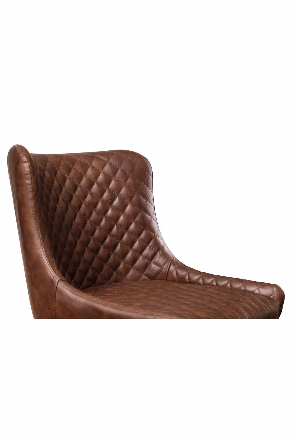 Julian Bowen Luxe Diamond Quilted Upholstered Bar Stool in Brown – 6