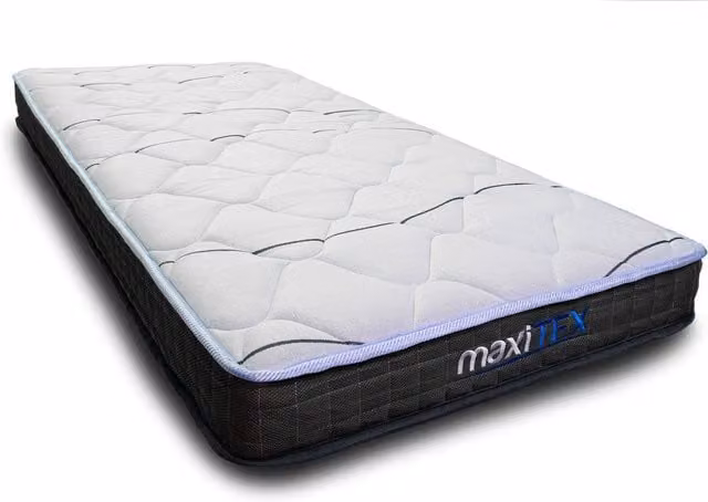 Maxitex Deluxe Hybrid Pocket Mattress for Children, White, W/D/H: 90 x 190 x 16 cm