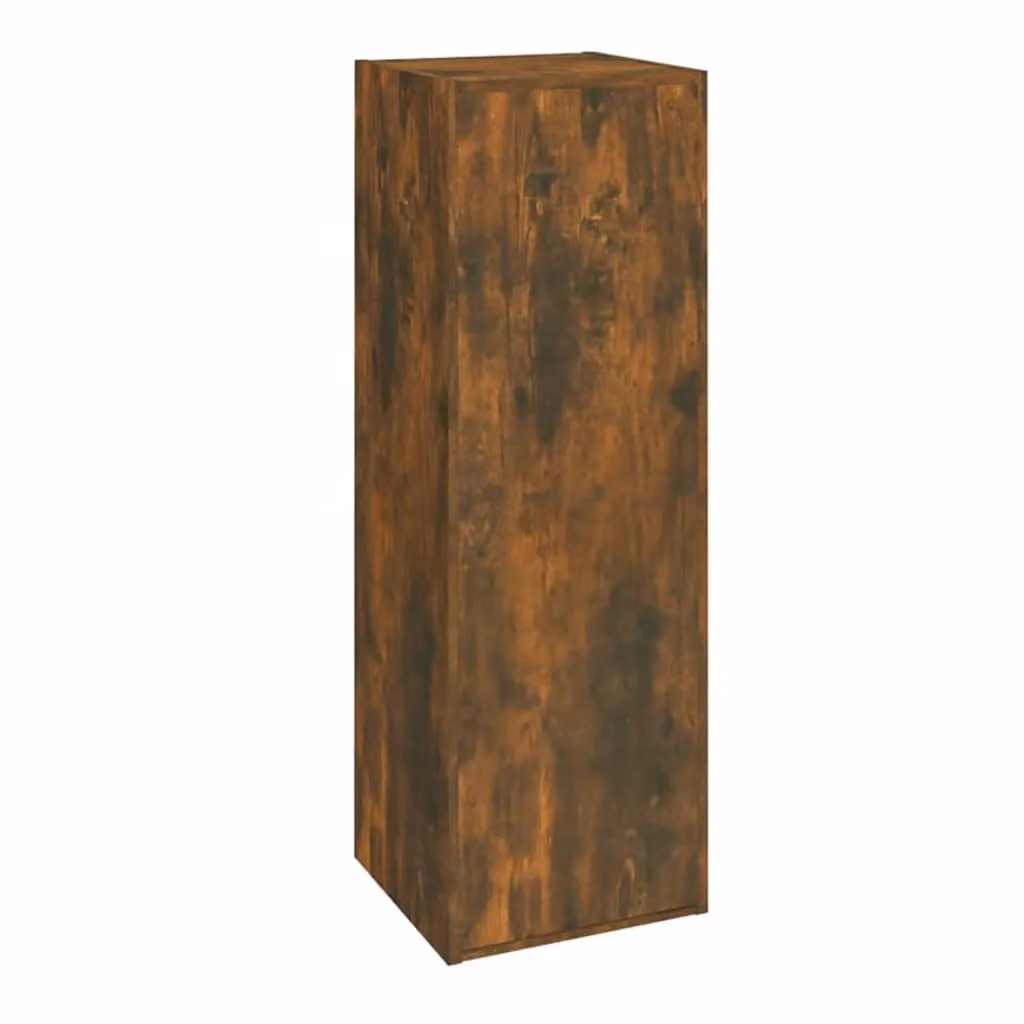 Berkfield Home Modern Smoked Oak TV Cabinet in Brown, W/D/H: 30.5 x 30 x 90 cm – 2