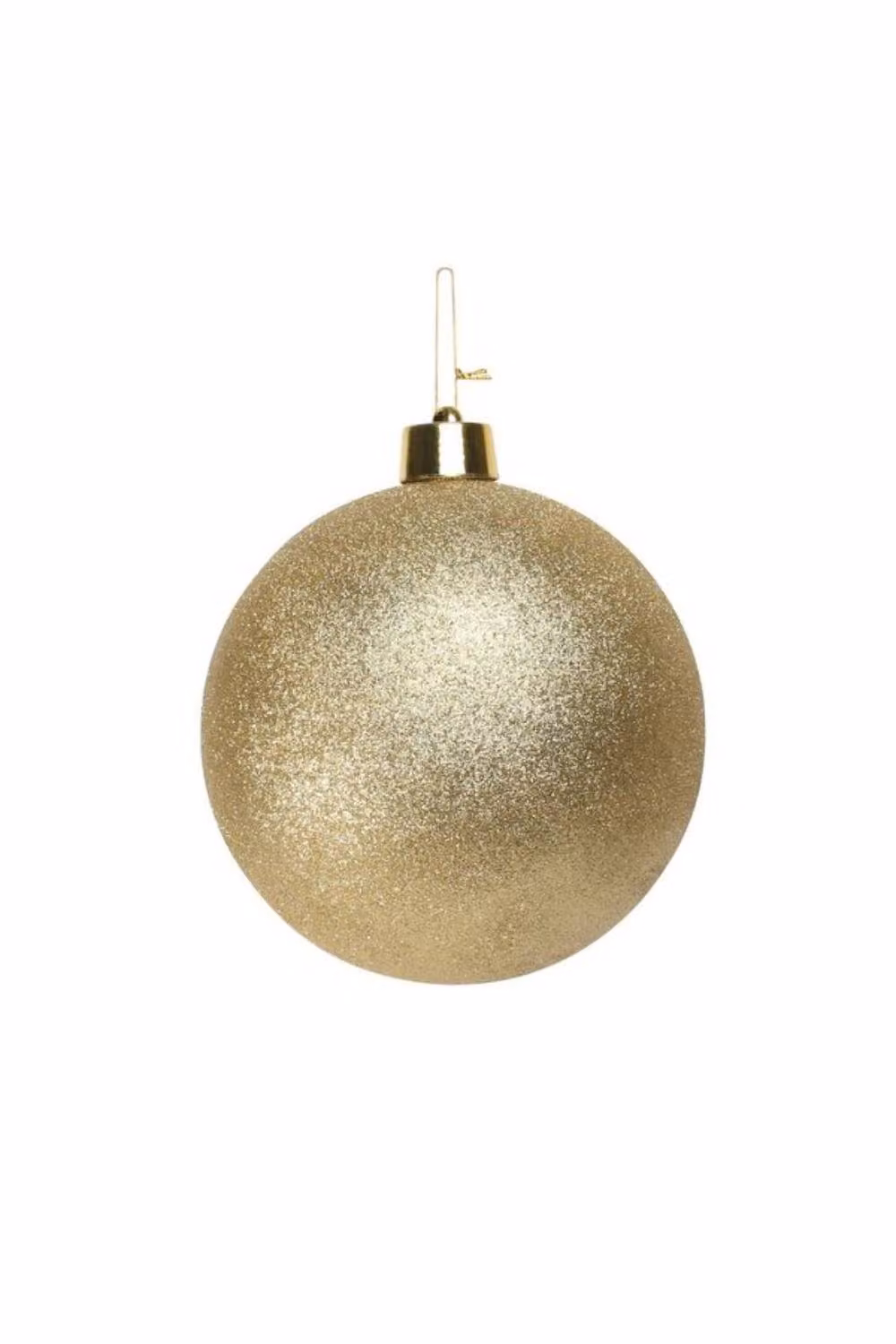 KDMD Gold Glitter Shatterproof Round Christmas Bauble, Diameter: 25 cm – 2