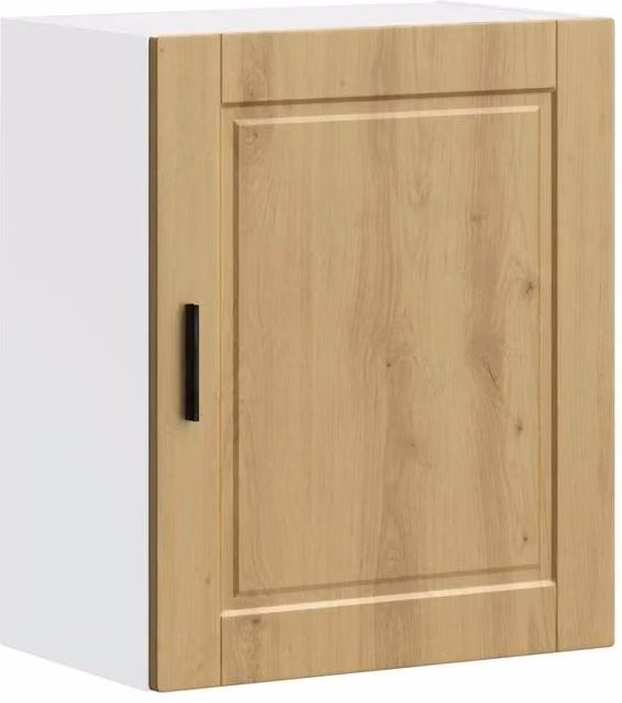 Berkfield Home Porto Artisan Oak Kitchen Wall Cabinet in Brown