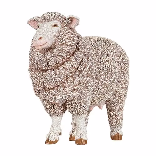 Papo Farm Life Collection Realistic White Merino Ewe Figure