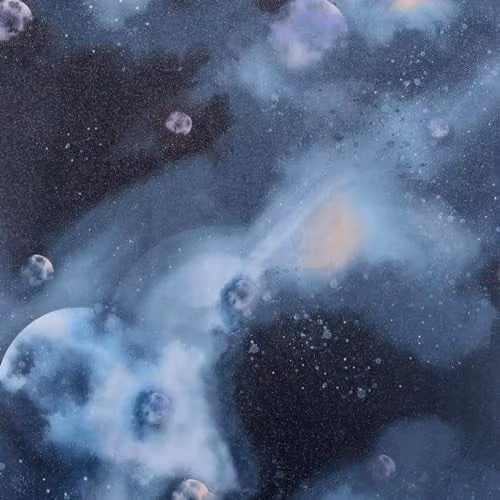Arthouse Out of This World Abstract Blue Wallpaper – 1