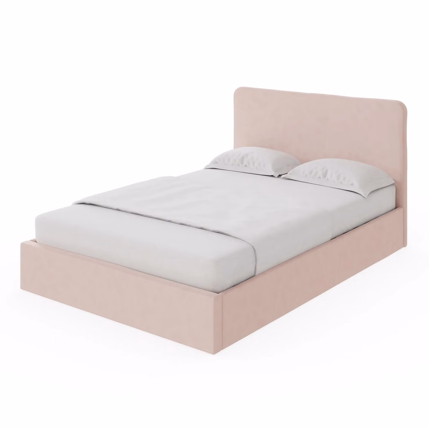 GFW Chiswick Modern Pink Velvet Ottoman Bed Frame, W: 90 cm x D: 190 cm – 3
