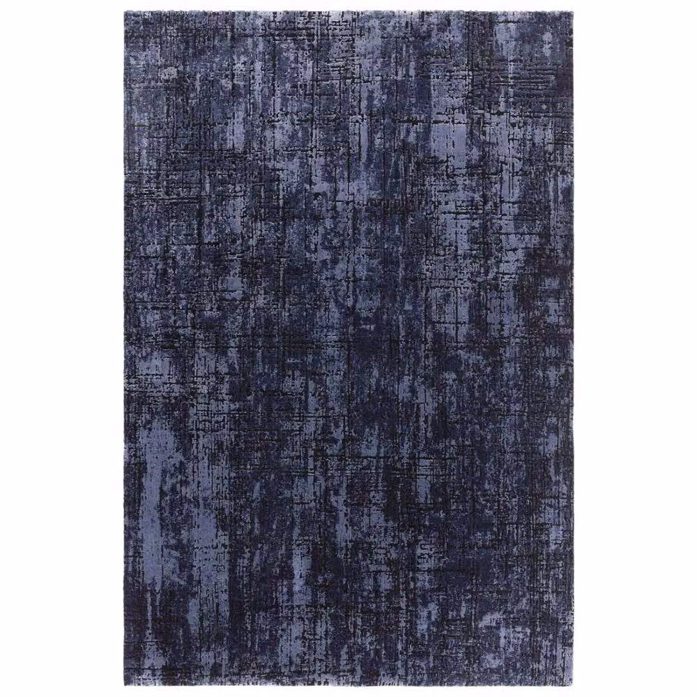 The Rug Shop UK Blue Modern Abstract Machine Woven Area Rug W: 240 cm, D: 340 cm – 2