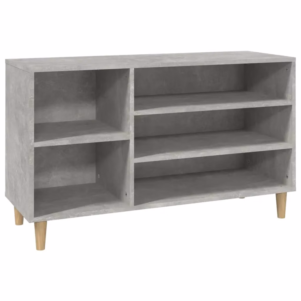 Berkfield Home Modern Grey Shoe Cabinet with Integrated Seat, W/D/H: 102 x 36 x 60 cm – 2