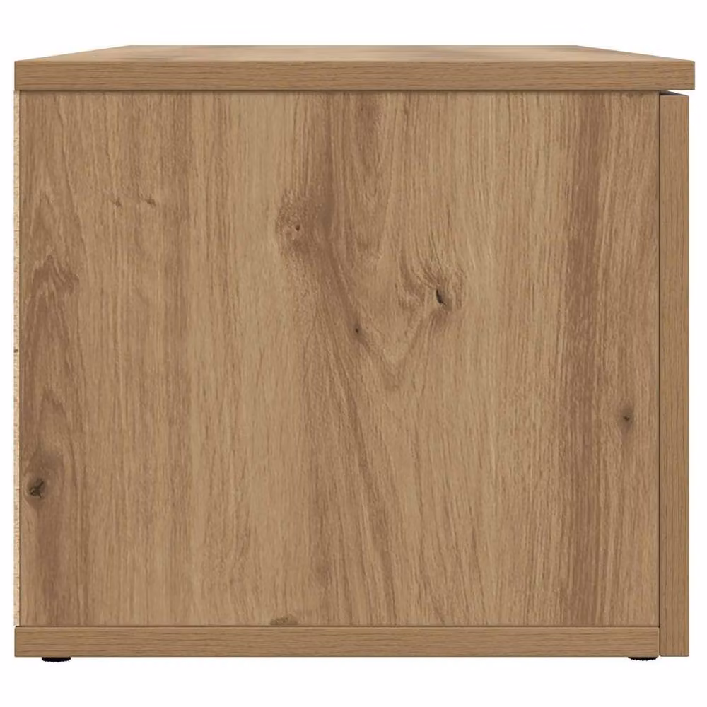 Berkfield Home Artisan Oak TV Cabinet in Brown, W/D/H: 80 x 34 x 30 cm – 3