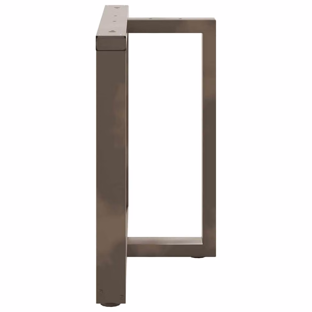 Berkfield Home Modern T-Shaped Dining Table Legs, 2 Pieces, Anthracite Steel, W: 100 cm, D: 35 cm, H: 72 in – 3