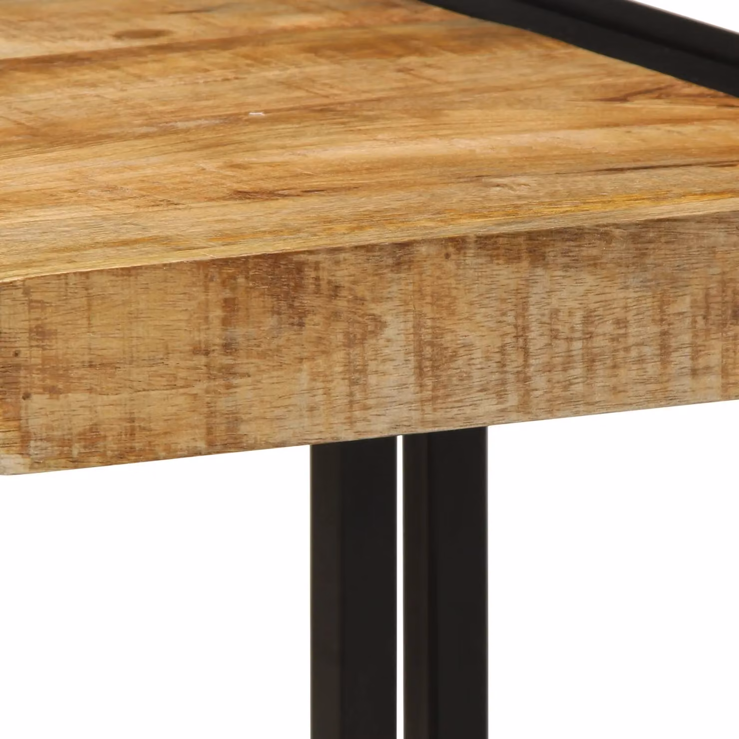 Berkfield Home Brown Mango Wood Coffee Table, W: 40 cm, D: 50 cm, H: 38 cm – 6