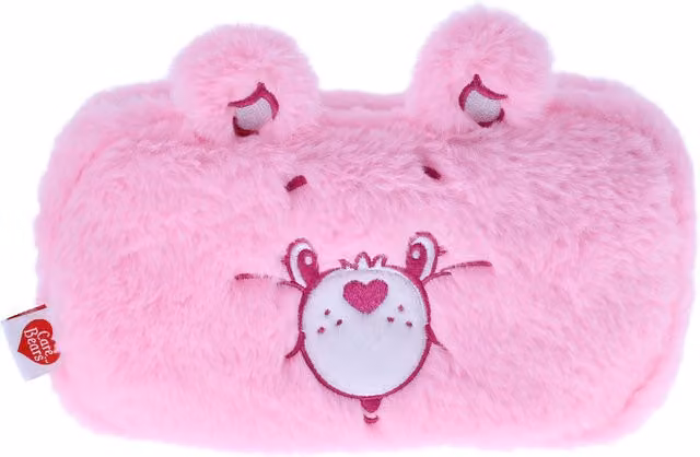 Care Bears Pink Plush Zip Pencil Case