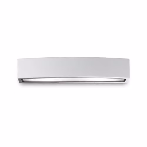 Ideal Lux Andromeda AP2 Modern Rectangular Up and Down Wall Light in Grey