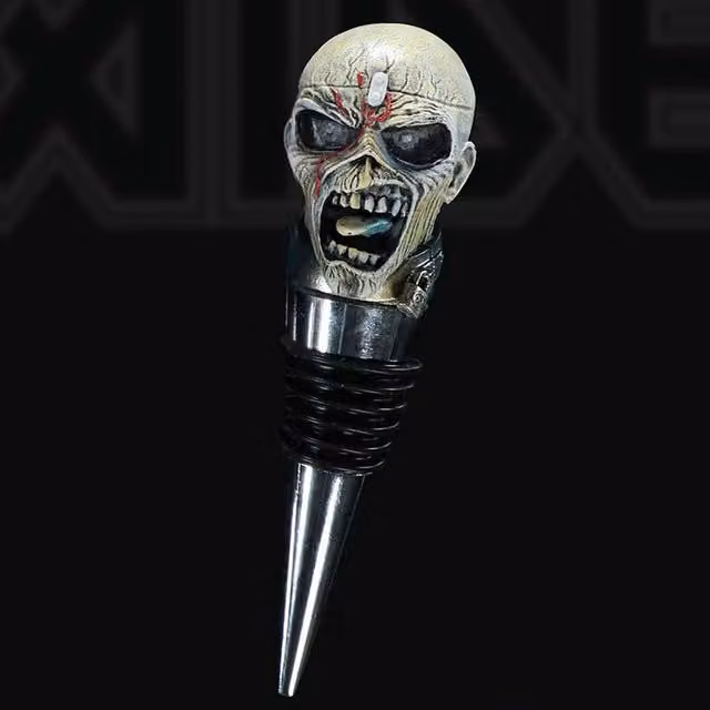Nemesis Now Iron Maiden Piece of Mind Multicolour Stainless Steel Bottle Stopper