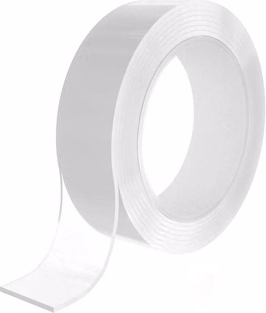 SPETLEK Clear Double Sided Grip Tape, Traceless and Removable, Width: 1.8 cm, Length: 5 m