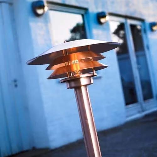 Nordlux Venø Copper Outdoor Post Light for Gardens, E27, IP54, Saltwater Resistant – 3