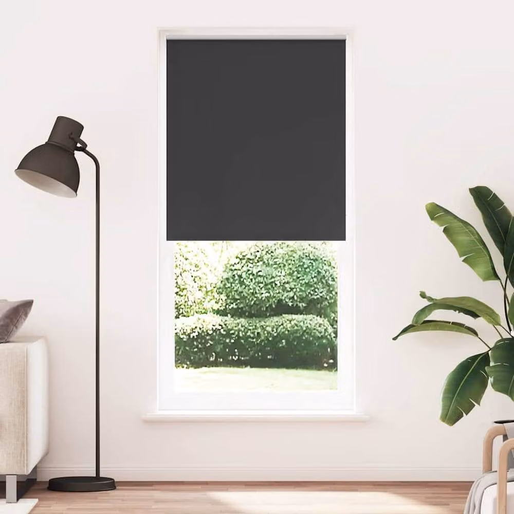 Berkfield Home Blackout Roller Blind, Black, W: 100 cm, H: 230 cm – 2