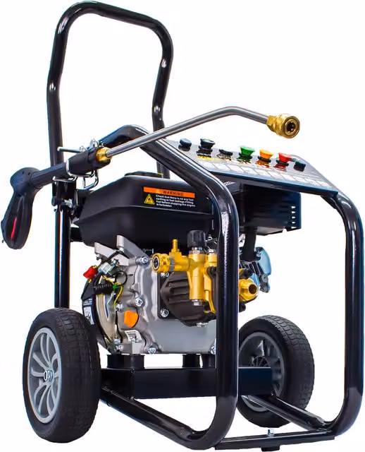 Kiam KM2800P Petrol High Pressure Washer Jet Cleaner, 6.5HP, Blue and Black