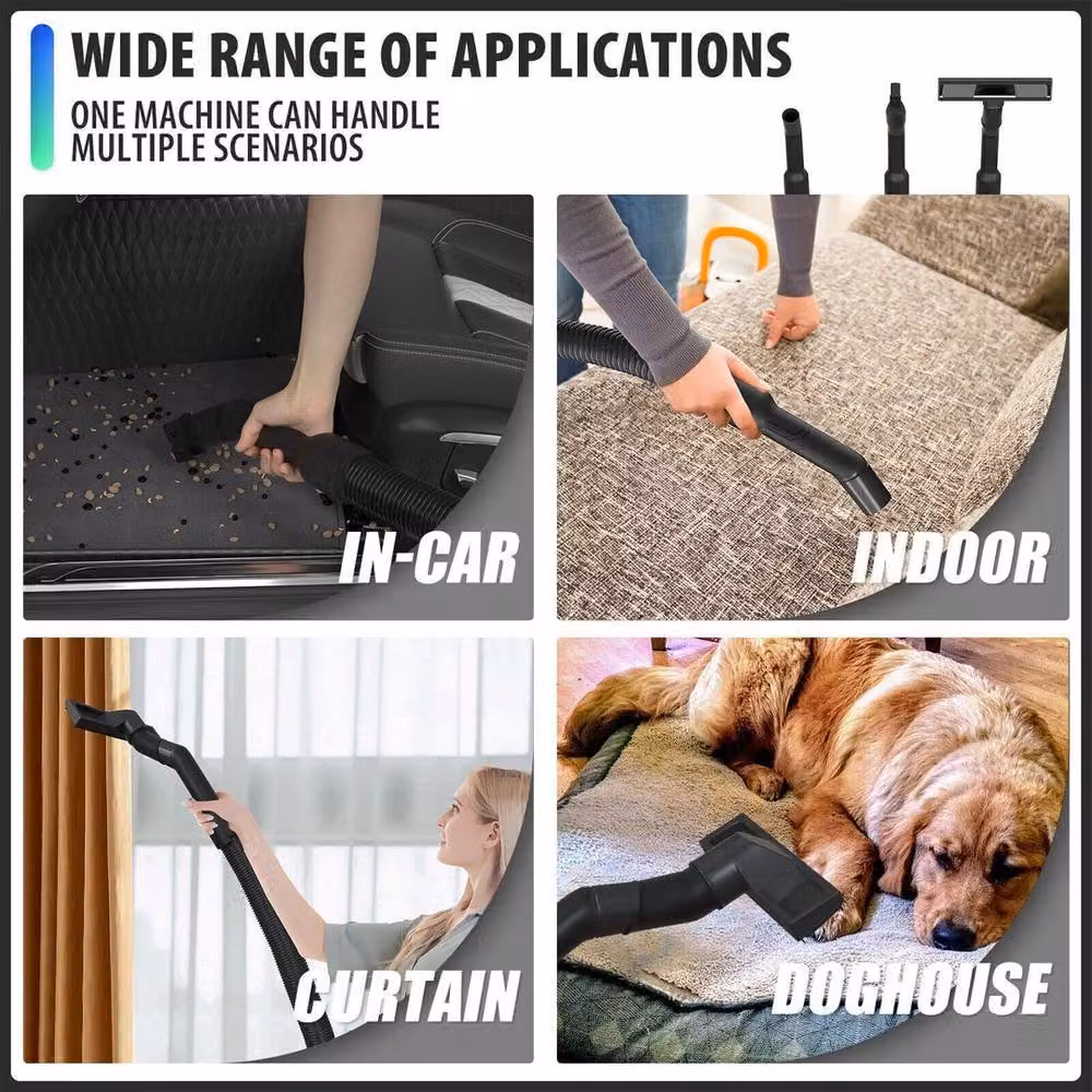 NESTLUNE Blue Wet and Dry Valeting Machine Carpet Washer and Vacuum with Blow Function, W/D: 100 x 60 cm – 3