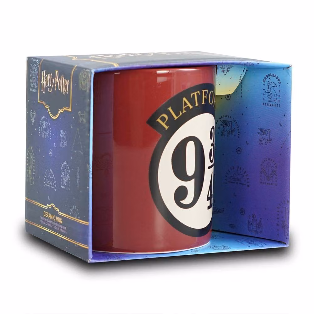 Half Moon Bay Harry Potter Platform 9 3/4 Ceramic Mug, 400ml, Red and Multicolour – 5