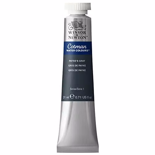 Winsor & Newton Cotman Watercolour Paint, Payne's Grey, 21 ml – 2