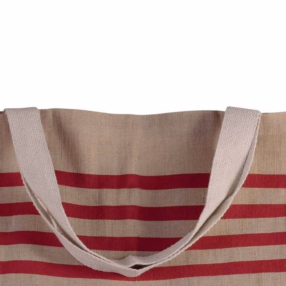 Kimood Large Juco Bag in Beige with Handles – 2