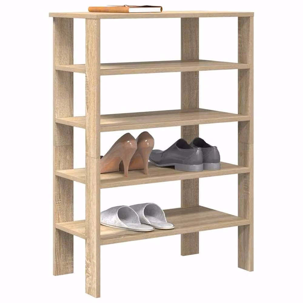Berkfield Home Shoe Rack in Sonoma Oak, W/D/H: 61 x 32 x 87.5 cm – 2