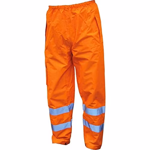 Scan Hi-Vis Motorway Trousers in Orange, Railway Standard RIS-3279-TOM, Size: XL