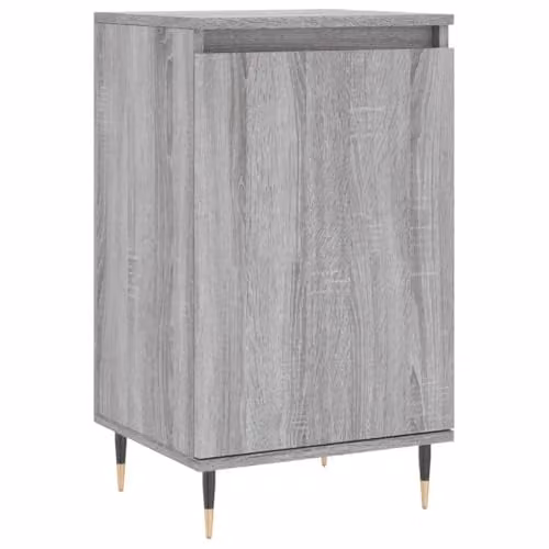 vidaXL Modern Grey Sonoma Sideboard in Engineered Wood W/D/H: 40 x 35 x 70 cm – 1