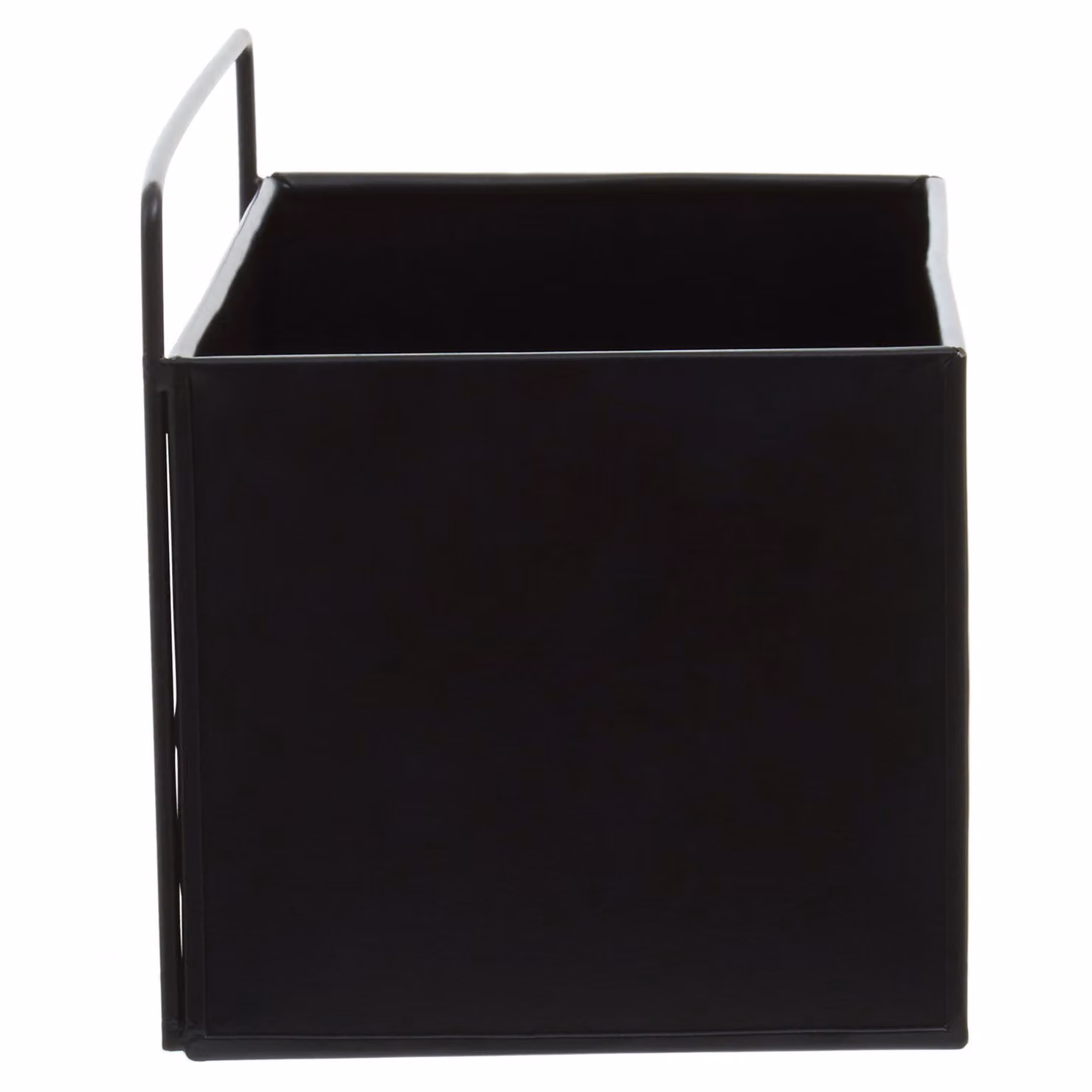 Orsina Small Metal Plant Box in Black, W/D/H: 31.0 x 15.0 x 31.0 cm – 3