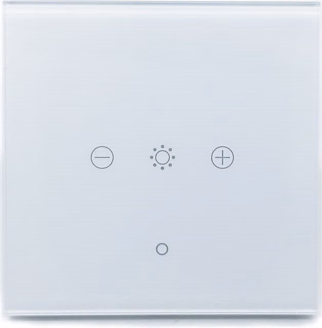 ENER-J Smart Home WiFi RF 1 Gang Dimmable Touch Switch in White with Tuya and Google Assistant Support