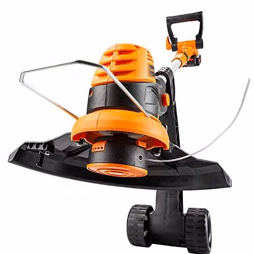 LawnMaster MX 24V 25cm Cordless Grass Trimmer and Edger with Rechargeable Battery and Cutting Line, Orange – 7