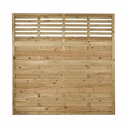 Forest Brown Impregnated Wooden Fence Board, Pack of 5