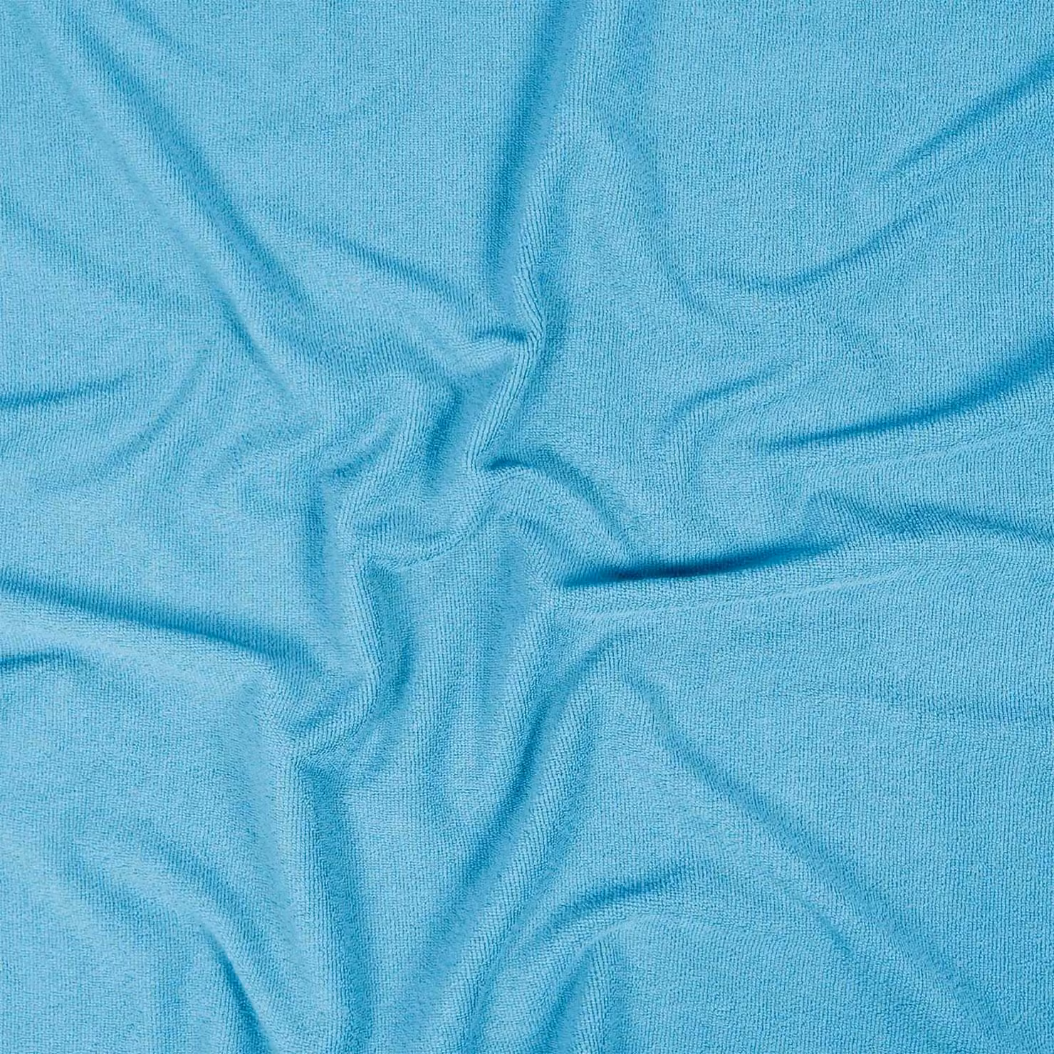 OHS Pack of 10 Plain Microfibre Quick Dry Bath and Beach Towels in Blue – 2