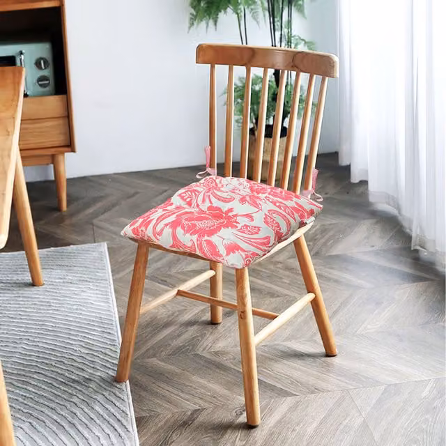 Roseley Square Seat Cushion Pads in Pink