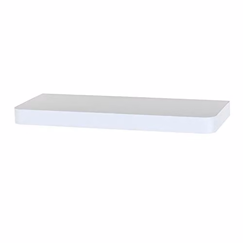 Core Products Trent Narrow Floating Shelf Kit, Matte White