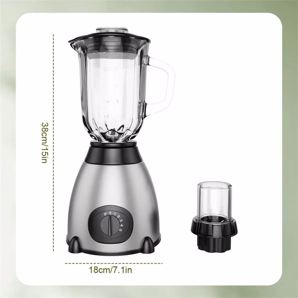 SPETLEK Food Blender Juicer Mixer and Crusher in Silver – 2