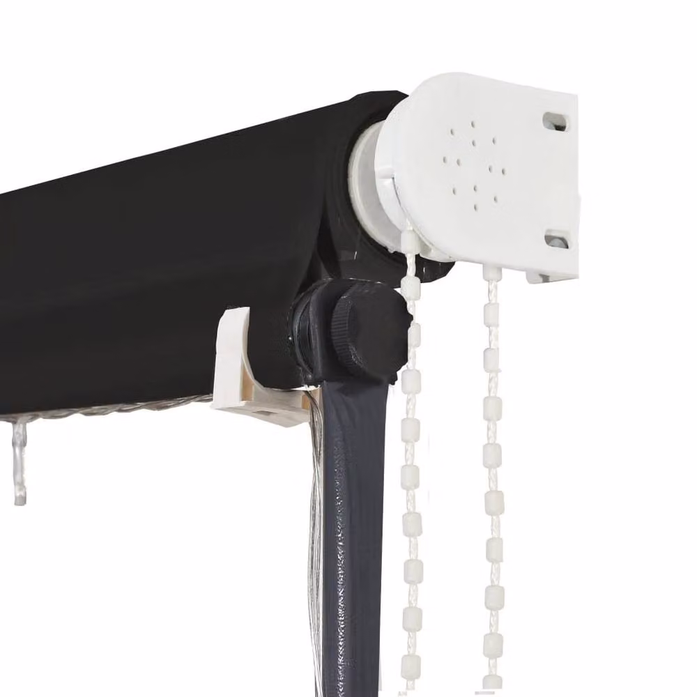 Berkfield Home Retractable Awning with LED, Anthracite and Black, W: 350 cm, D: 150 cm – 4