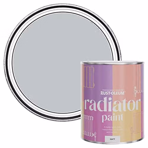 Rust-Oleum Matt Radiator Paint in Icecap Blue, 750ml