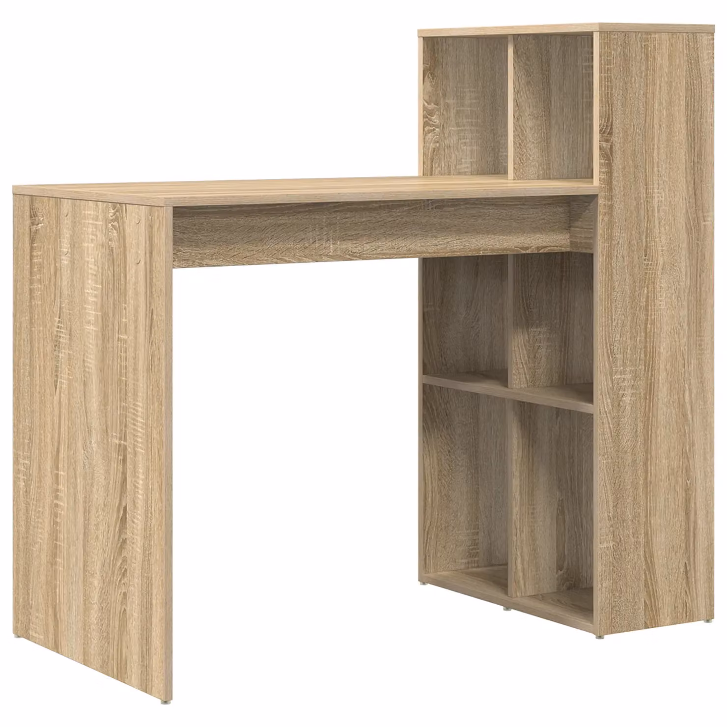 Berkfield Home Modern Computer Desk in Sonoma Oak Brown Engineered Wood – 2