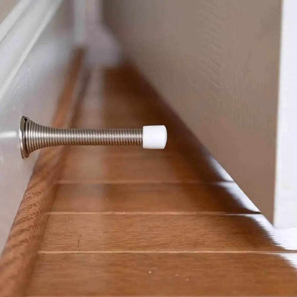 Marco Paul Heavy Duty Spring Door Stops, Set of 4, Silver – 3
