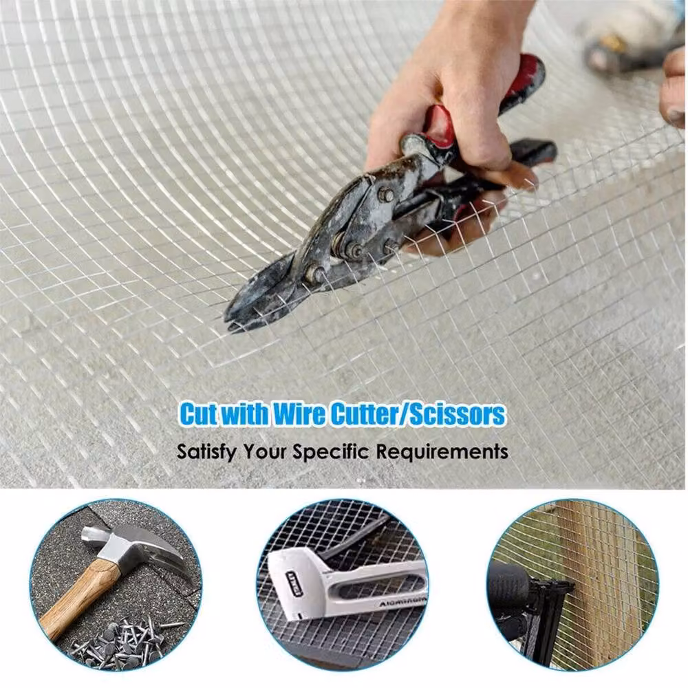 Hinsinc Grey Metal Welded Wire Chicken Coop Fencing Mesh, H: 1.2 m x W: 0.9 m x L: 3 m – 3