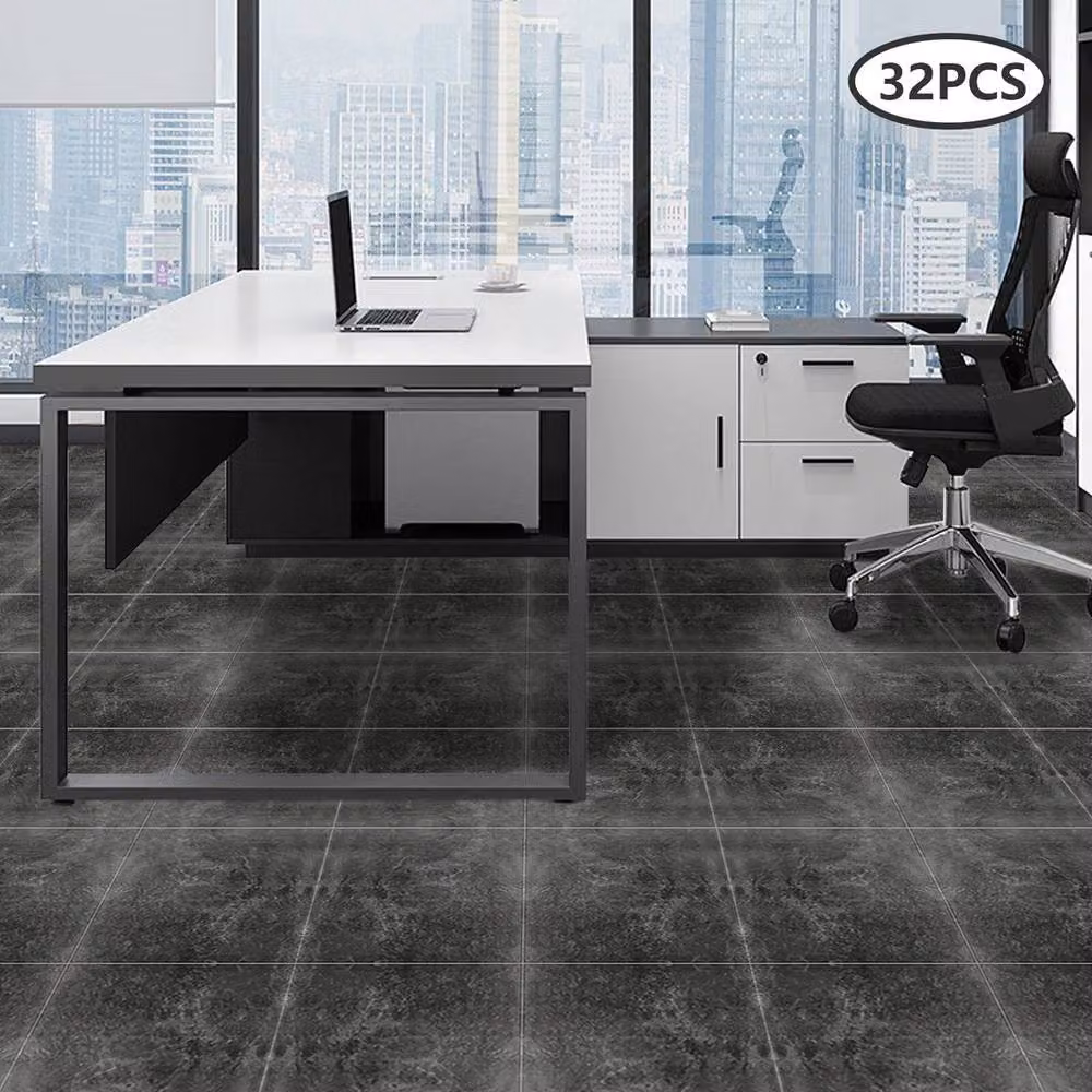 PAWNORA NK32 Self Adhesive Grey Floor Plank Tiles with Tile Look – 2